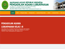 Tablet Screenshot of pa-lubukpakam.net